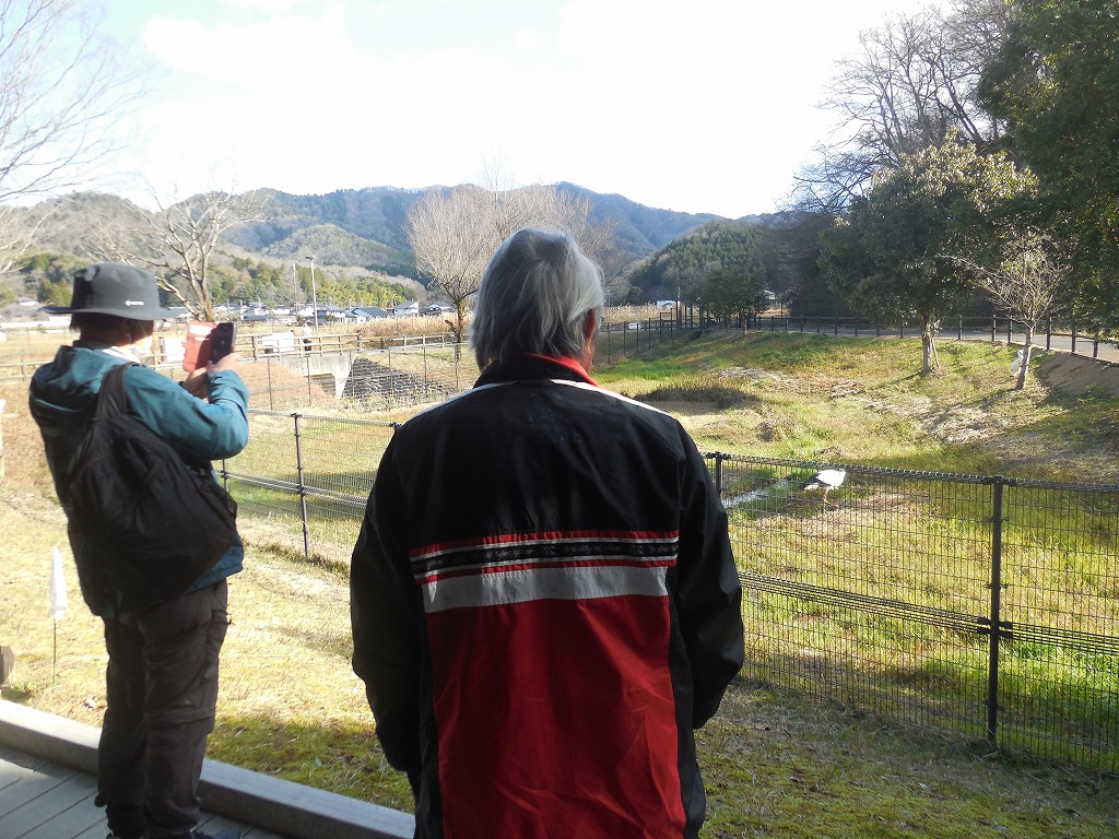 コウノトリ公園内