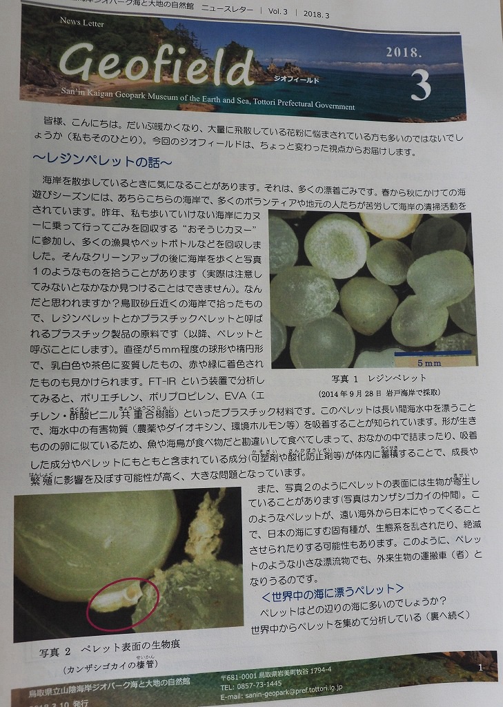 レジンペレットの資料
